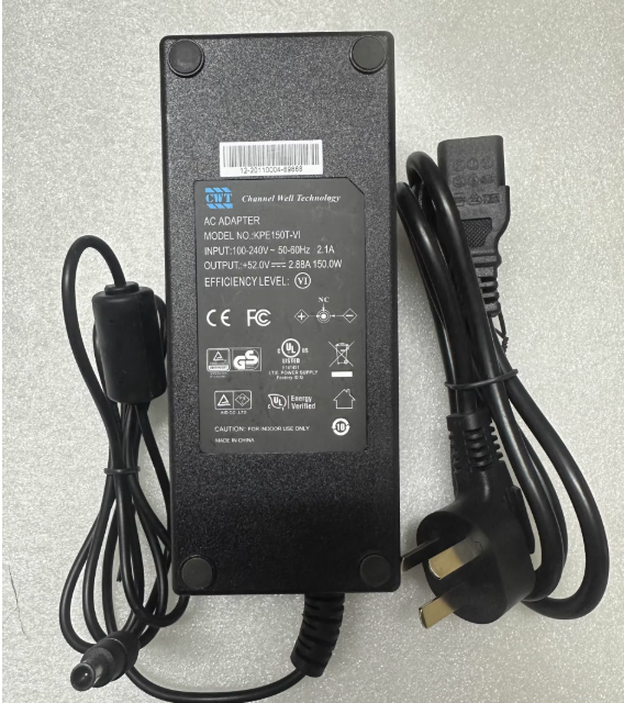 *Brand NEW*Original CWT 52V 2.88A 150W AC ADAPTER KPE150T-VI Pow